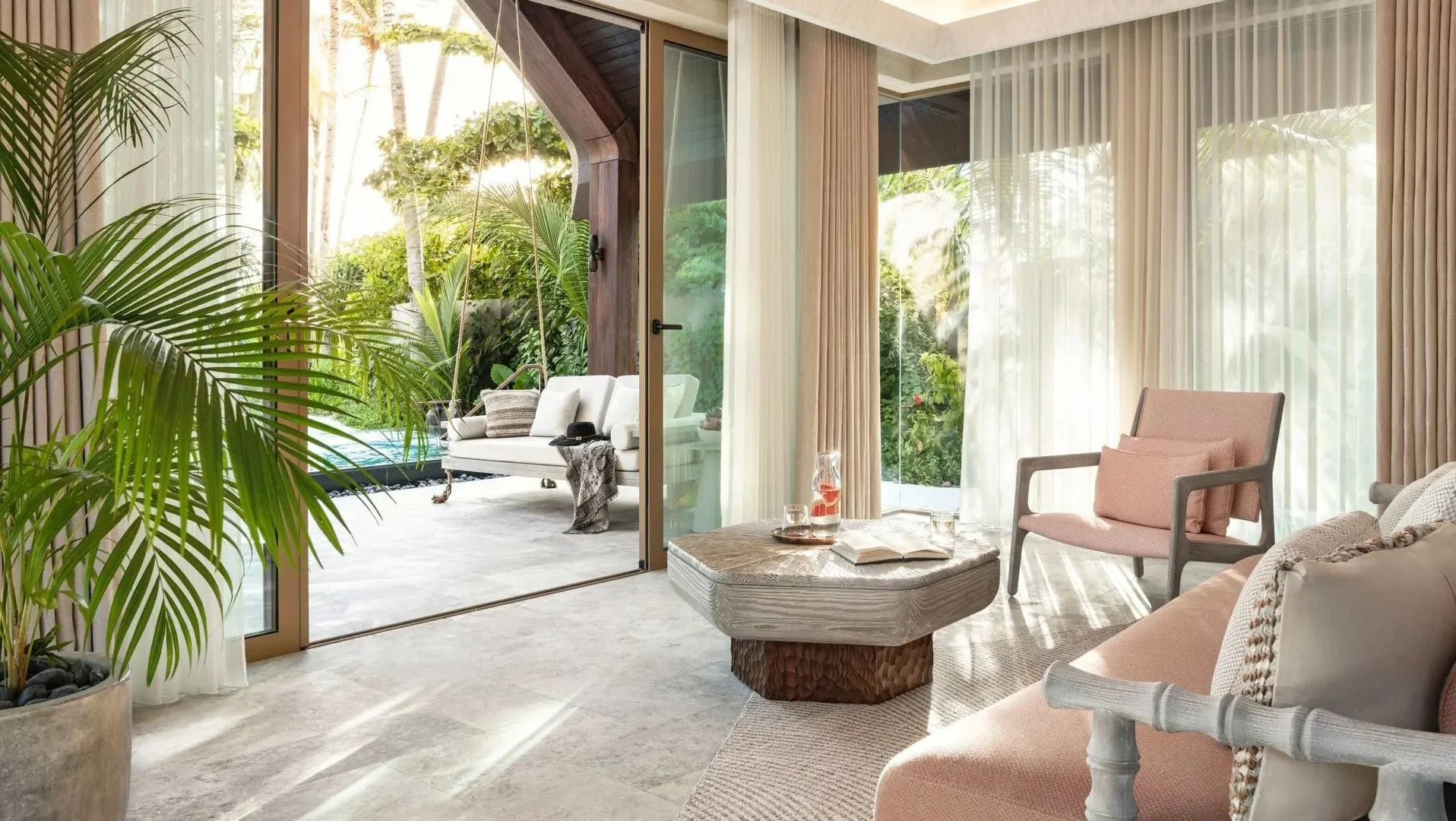 An Ocean Pool Villa at JOALI BEING, the Maldives' first dedicated wellbeing island
